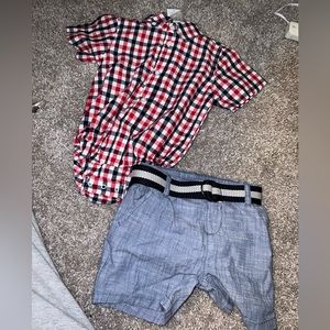 Baby shirt and shorts set